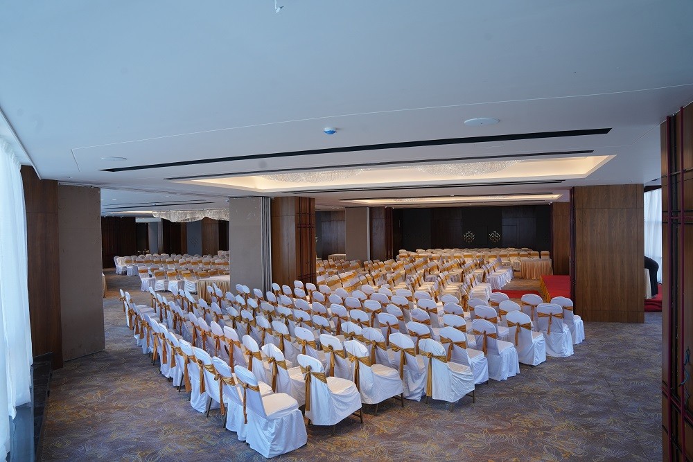 Sangeet Floral Mandap Setup